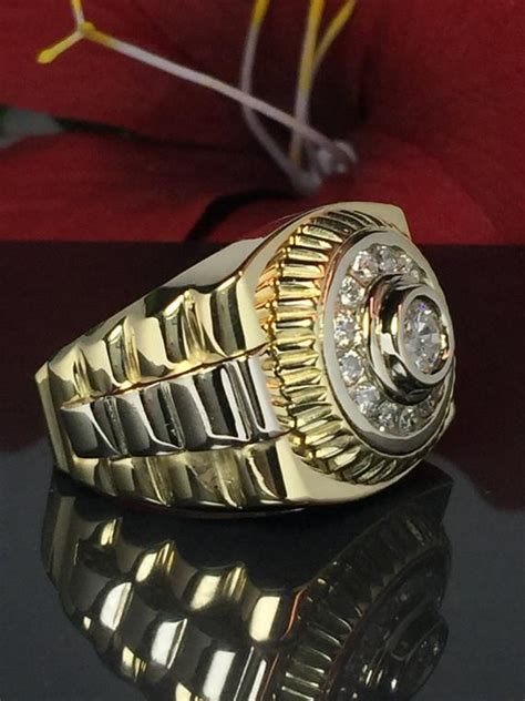 herrenringe rolex design|custom rolex style rings.